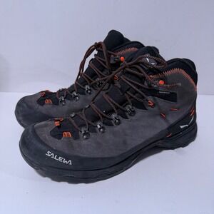 Salewa Mens Alp Mate Winter Mid Waterproof Hiking Boots Trail 11.5 Grey MTN